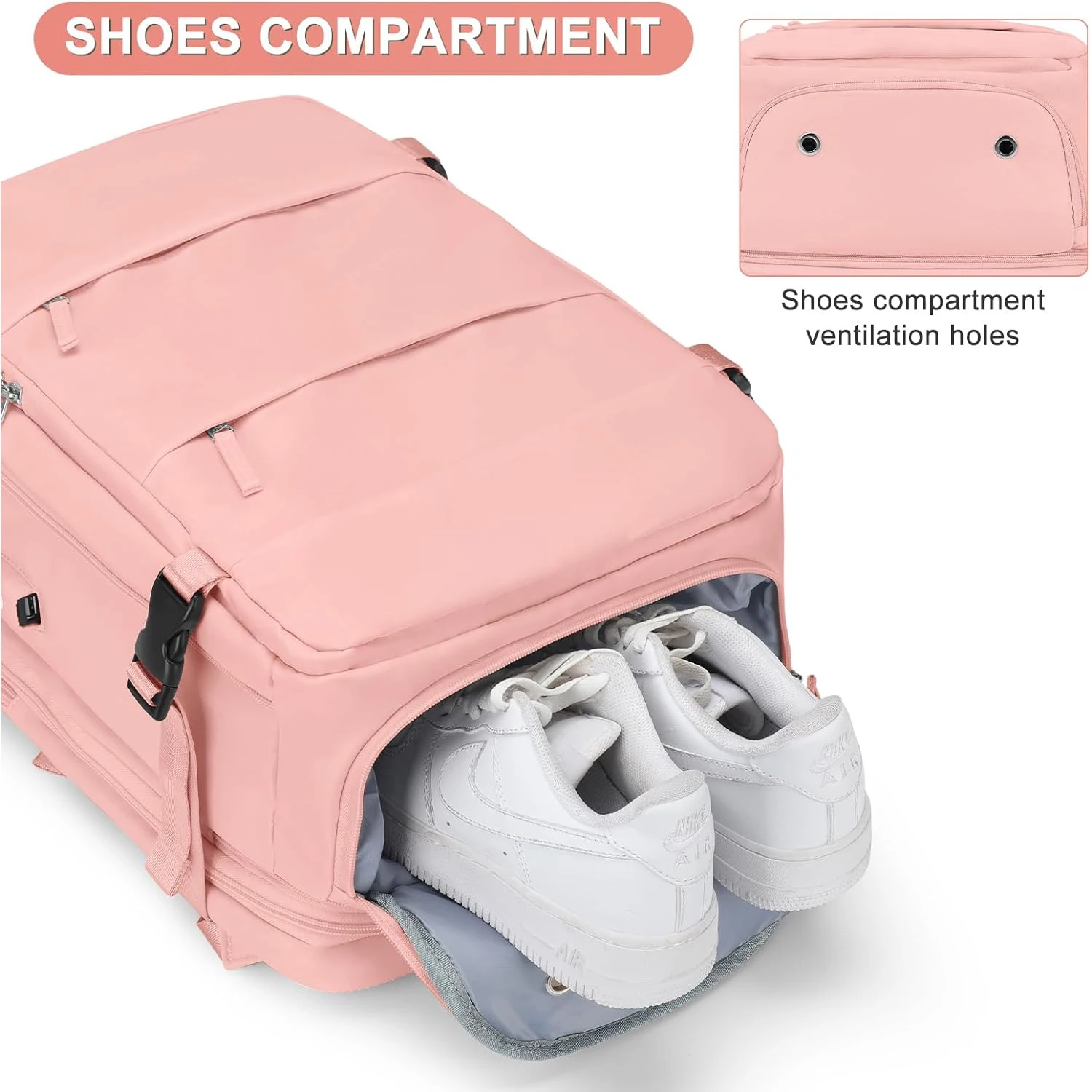 Oem Customized Multifunction Backpack Nylon Luggage Bag Polyester