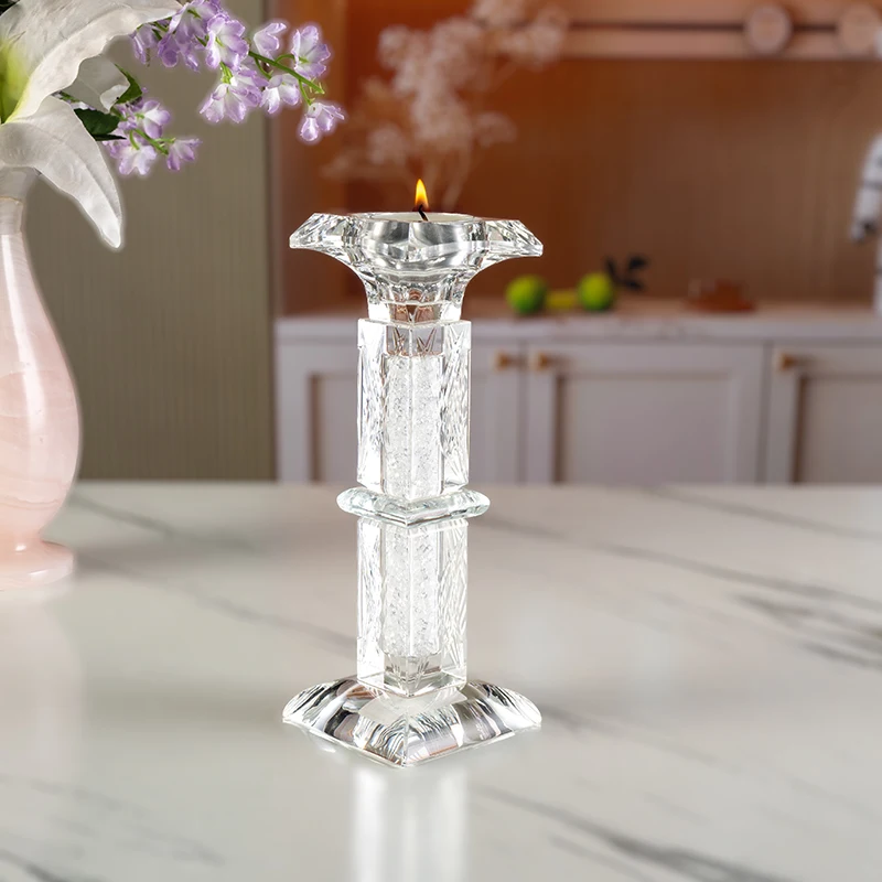 product small bridge carving beautiful and atmospheric home decoration wedding decoration christmas candle holder-6