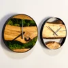 Decoración de reloj de musgo