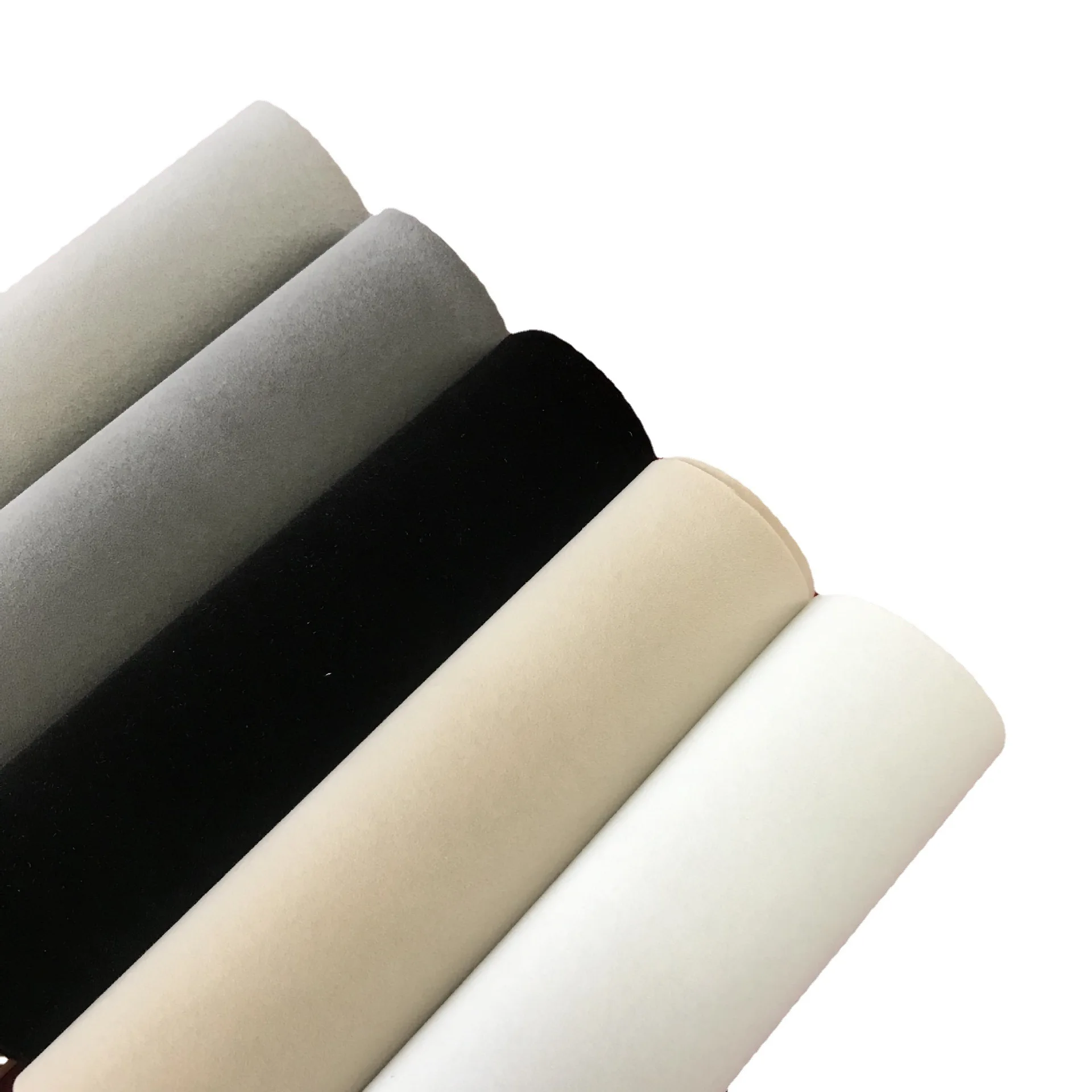 Self Adhesive Black Velvet Flocking Fabric Liner For Jewelry Drawer Art