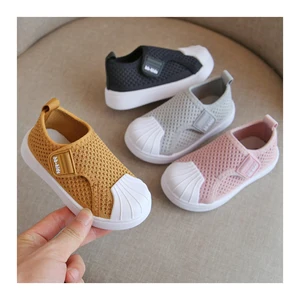 New Children's Sneakers for Girls Walking Styles Toddler Boys Sports Shoes Wholesale Fashion Mesh Kids Casual Safety Shoes