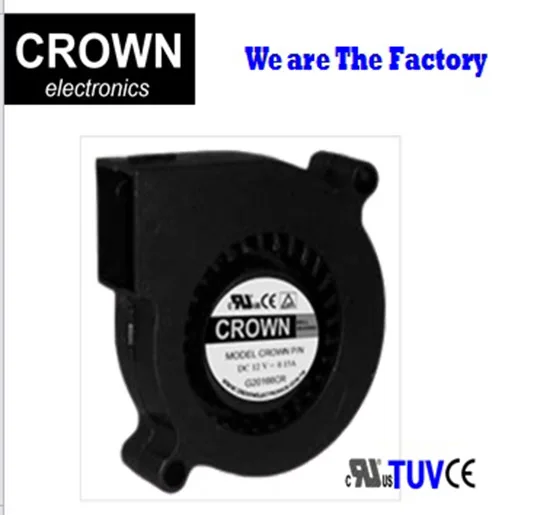 Crown 5015 Blower Portable Mini Brushless 5v 12v 24v Low Pressure Electric Fan Blower