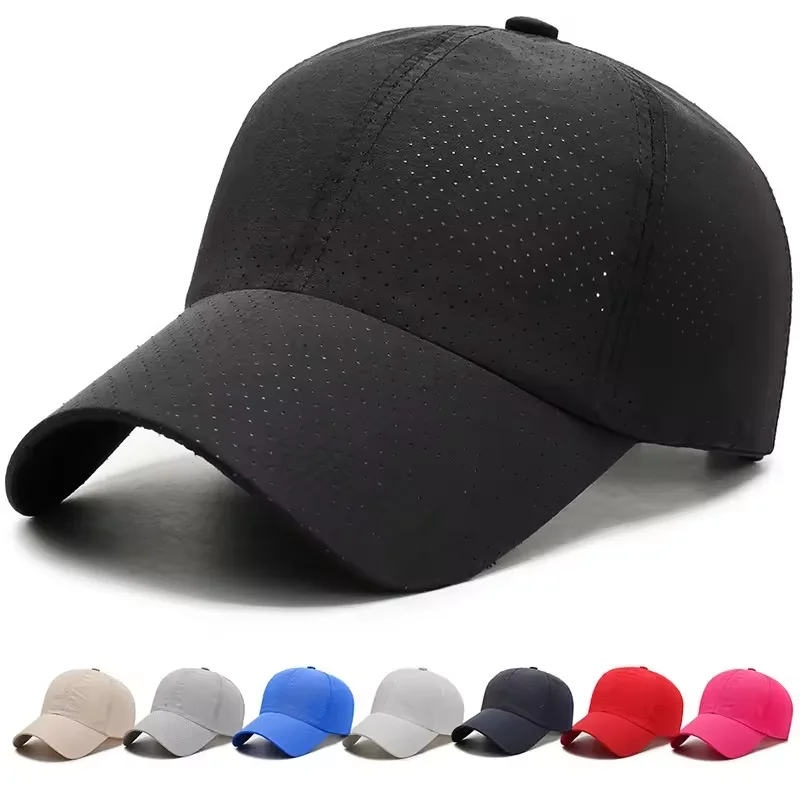 High Quality 6-Panel Structured Baseball Caps Thin Corduroy Fabric Custom Printed Logo Embroidery American Sun Protection Hat