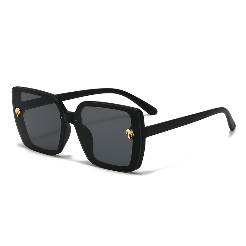 European And American Retro Square Sunglasses, UV Protection, High-end Feel Sunglasses_voghion.com