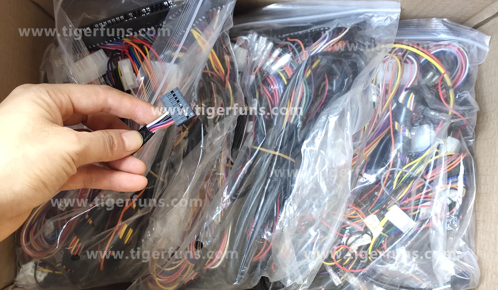 Pure Copper  Wire Harness with ICT Bill Acceptor Port  for  Game Machine