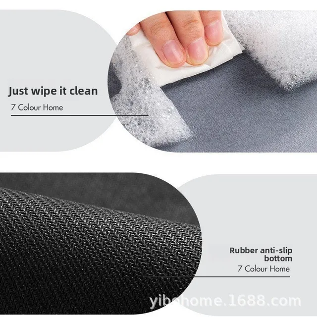 Nordic Style Anti-Slip Bath Mats Strong Water Absorption Stain-Resistant for Home Bedroom Living Room Door Mats for Bathroom