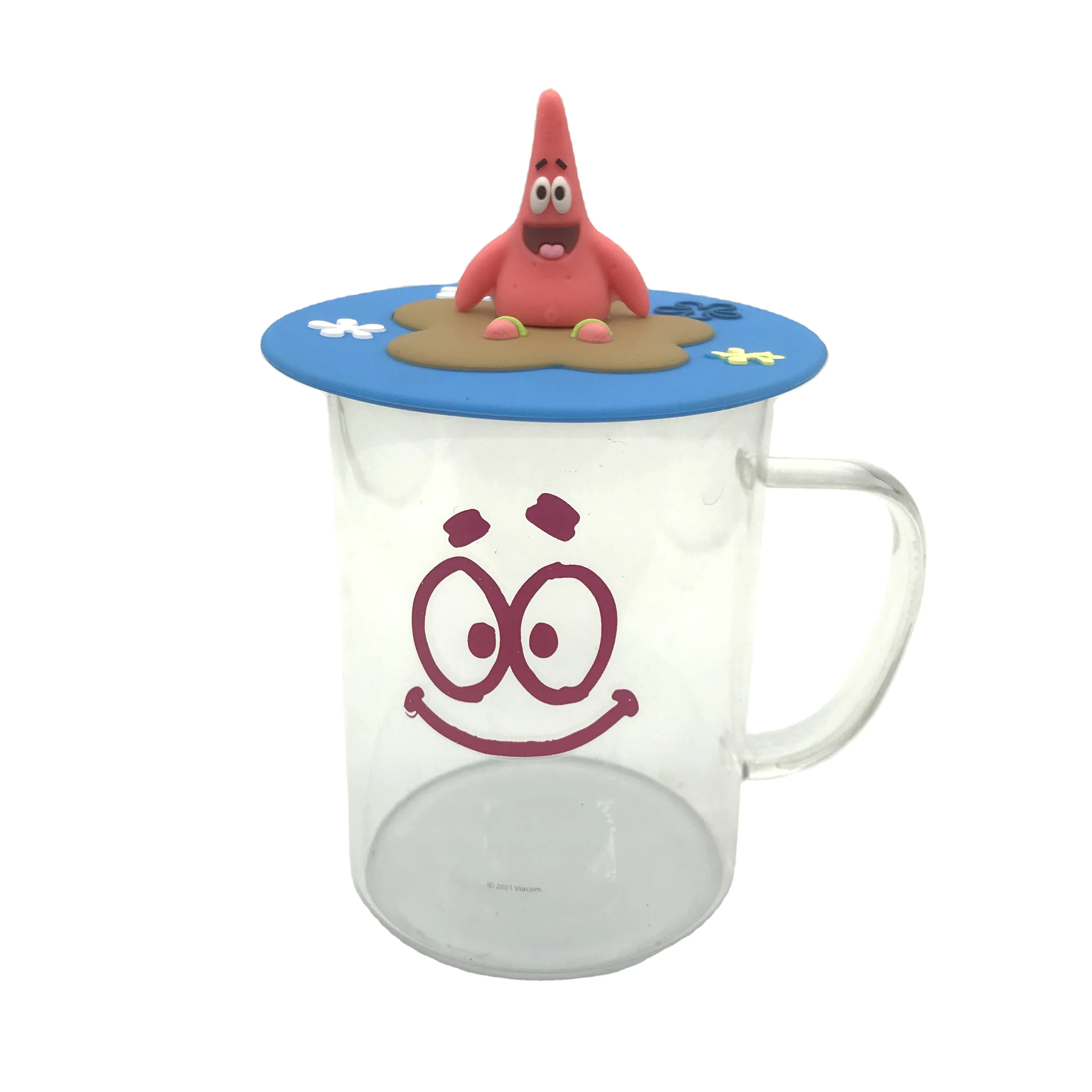 High Quality Cartoon Character Mug Large Capacity Cute Big Star Smiley Mug  With Lid - Buy Cartoon Mugs,Cute Mug,Large Mug With Lid Product on  