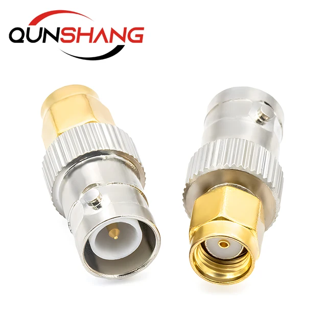 High quality 50 ohm RF test connector BNC female to SMA male RF adapter