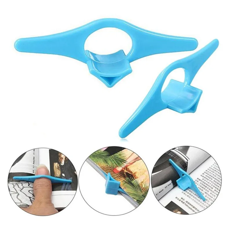 Thumb Ring Book Open Paper Page Holder Bookmark Clip For Reading