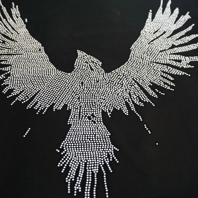 New arrivals crystal crown rhinestone heat transfer princess crown custom heat transfer logo