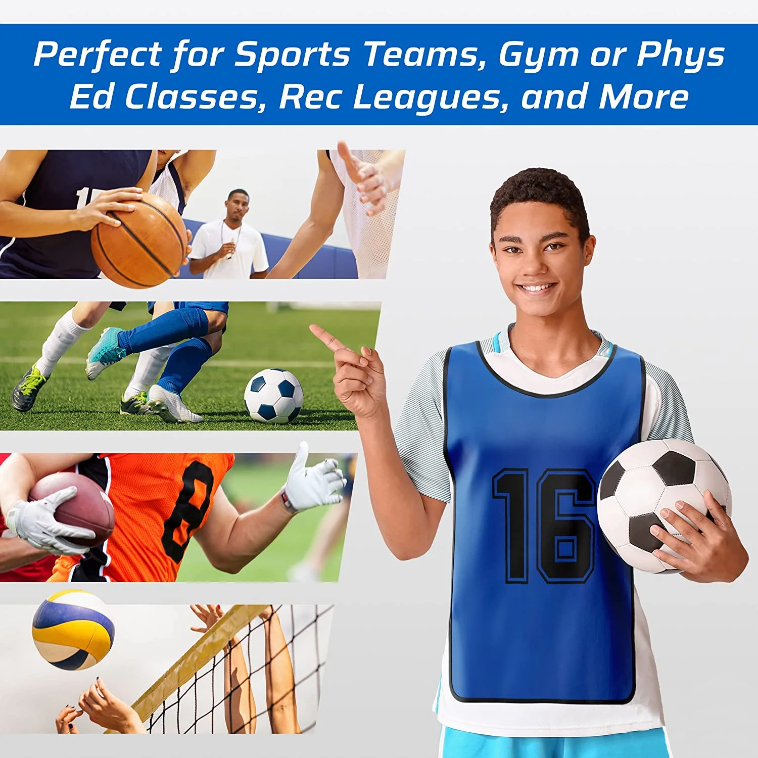 product custom cheap print name reversible sublimation foldable polyester fiber bib soccer training vest-7