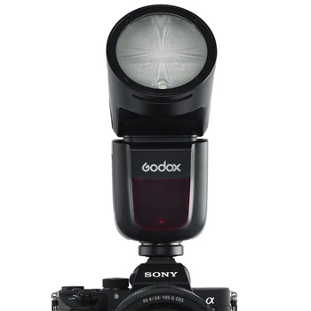 In Stock Godox V1 on V1C TTL 1/8000 HSS Battery Speedlite Flash for All Brands Camera detail image