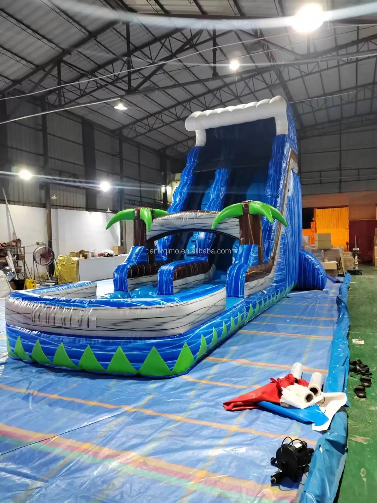 Commercial Large Inflatable Water Slide Customized Adult Children Water ...