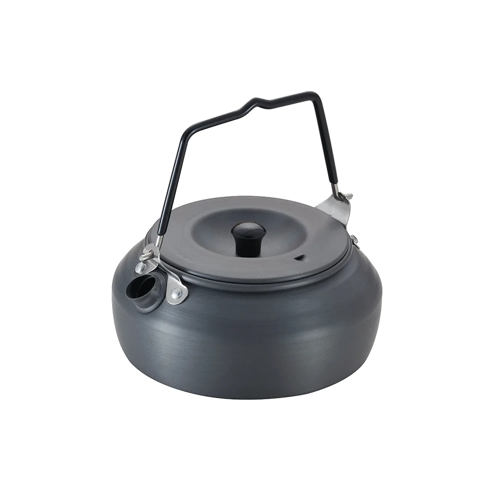 Outdoor Hard Anodized Aluminum Chinese Tea Pot Set Camping Tea Wholesale Camping Kettle factory