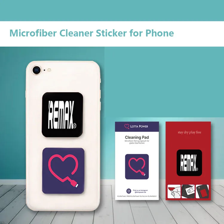 Nettoyant Téléphone, Sticker Collant Microfibre