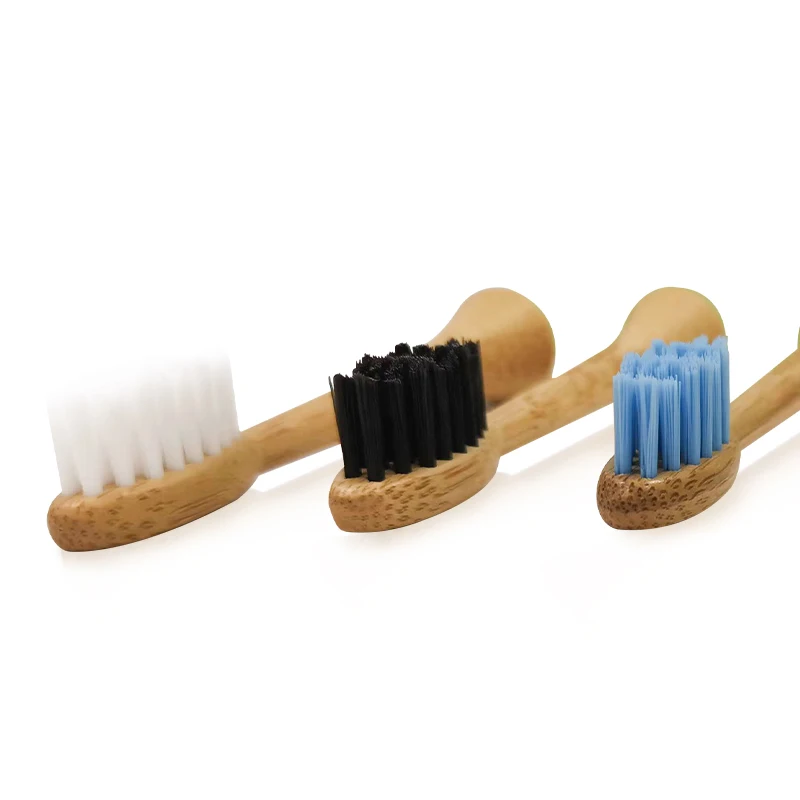 Бамбуковая насадка для электрической зубной щетки звуковая уход электрическая бамбуковая зубная щетка сменная пластиковые Бесплатные насадки