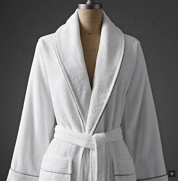 Оптовая продажа, роскошный банный халат для мужчин и женщин, плотный 100% хлопковый махровый халат для спа-салона, домашнего использования