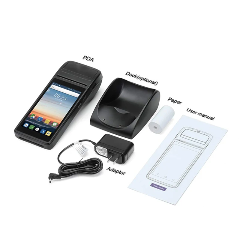 Pos Machine for Retail Shop Payment  Machine PDA Financial Equipment   Point of Sale Touch Screen Pos Cashier Register Terminal