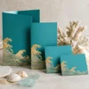 Beach Teal Gold