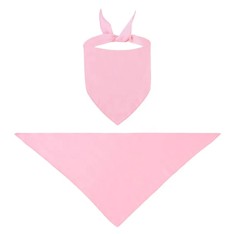 Банданы для собак с принтом и белым треугольным шарфом