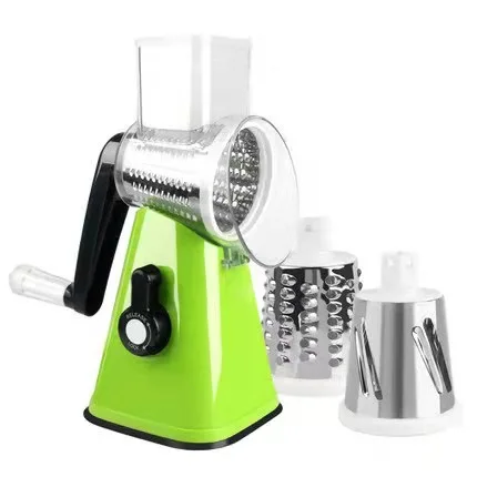 Manual Vegetable Cutter Slicer Kitchen Roller Gadgets Tool Vegetable Chopper  Round Slicer Graters Potato Carrot Cheese Shredder