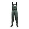 Double-knee green half-body-thickened + comfortable durable