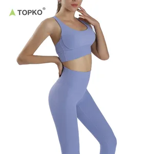 TOPKO OEM High Quality 2020 Fashion High Waist Plus Size Bra and Pants Set