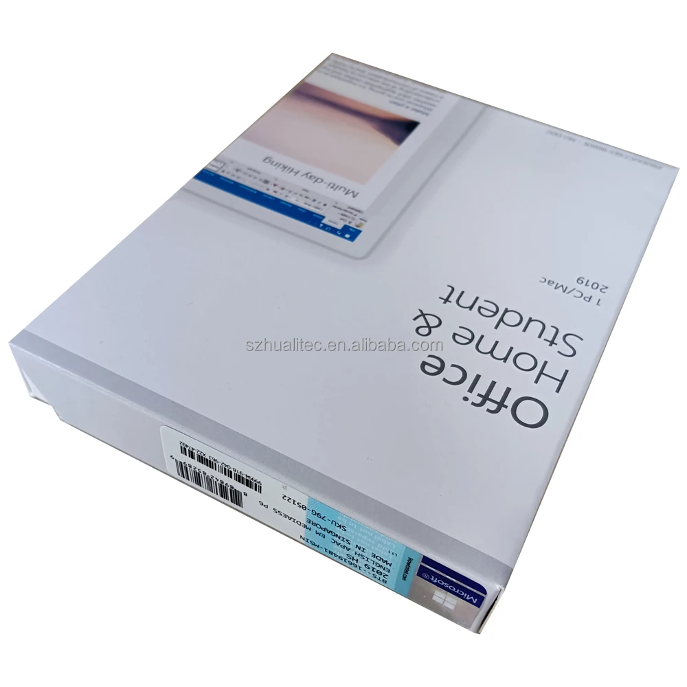 Hot Sell Office Home & Student 2019 Genuine Key Win Retail Office Hs
