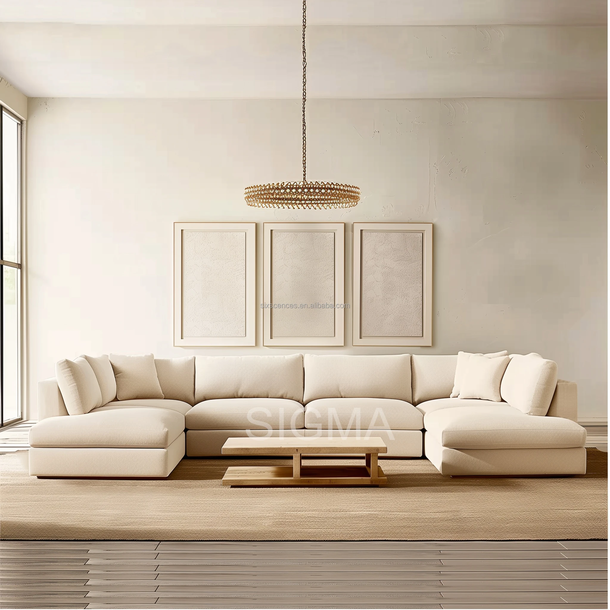 High-quality Living Room Sofas Sofas Beige Combination Couch Living ...