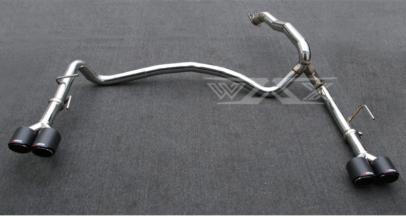 Racing Stainless Catback Valved Exhaust for Nissan Patrol Y62 2016-2022 Exhaust System with Dual Muffler Tips