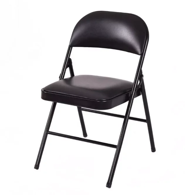 Wholesale Cheap Commercial Stackable Black Metal Folding Chair Wedding ...