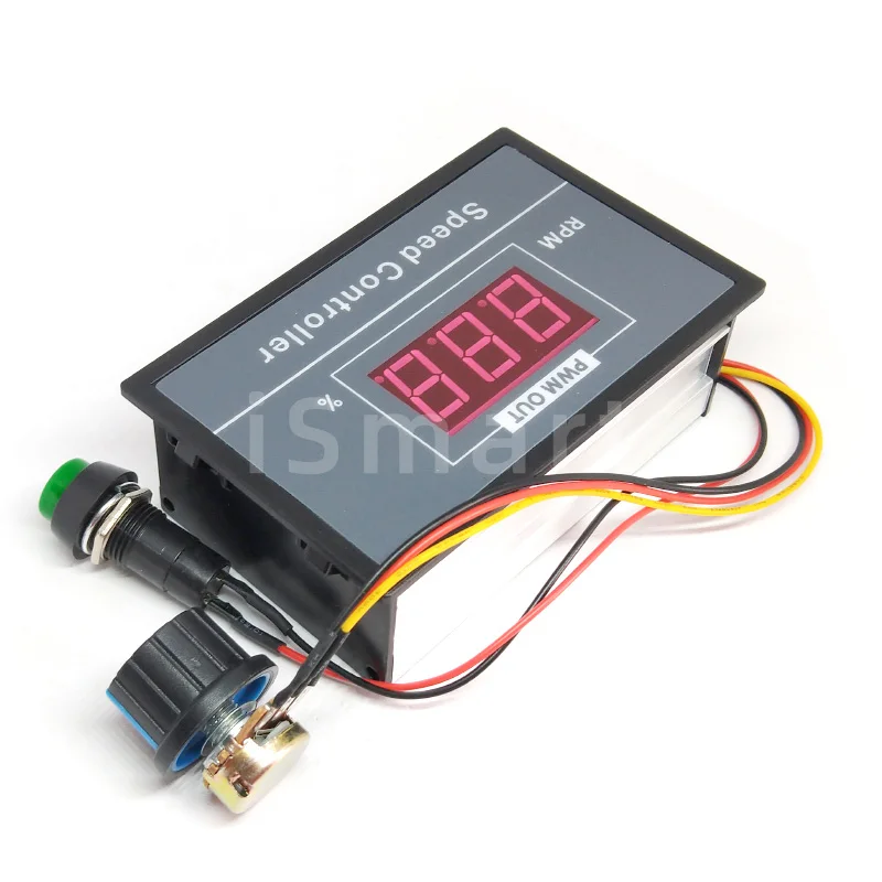 DC Motor Speed Controller, DC10V-55V PWM Regulator with Digital Display, Brushed DC Motor Speed Controller, CW/CCW Switch Switch, Forward Brake Reverse Switch DC Motor Speed Controller, DC10V-55V PWM Regulator with Digital Display, Brushed DC Motor Speed Controller, CW/CCW Switch Switch, Forward Brake Reverse Switch