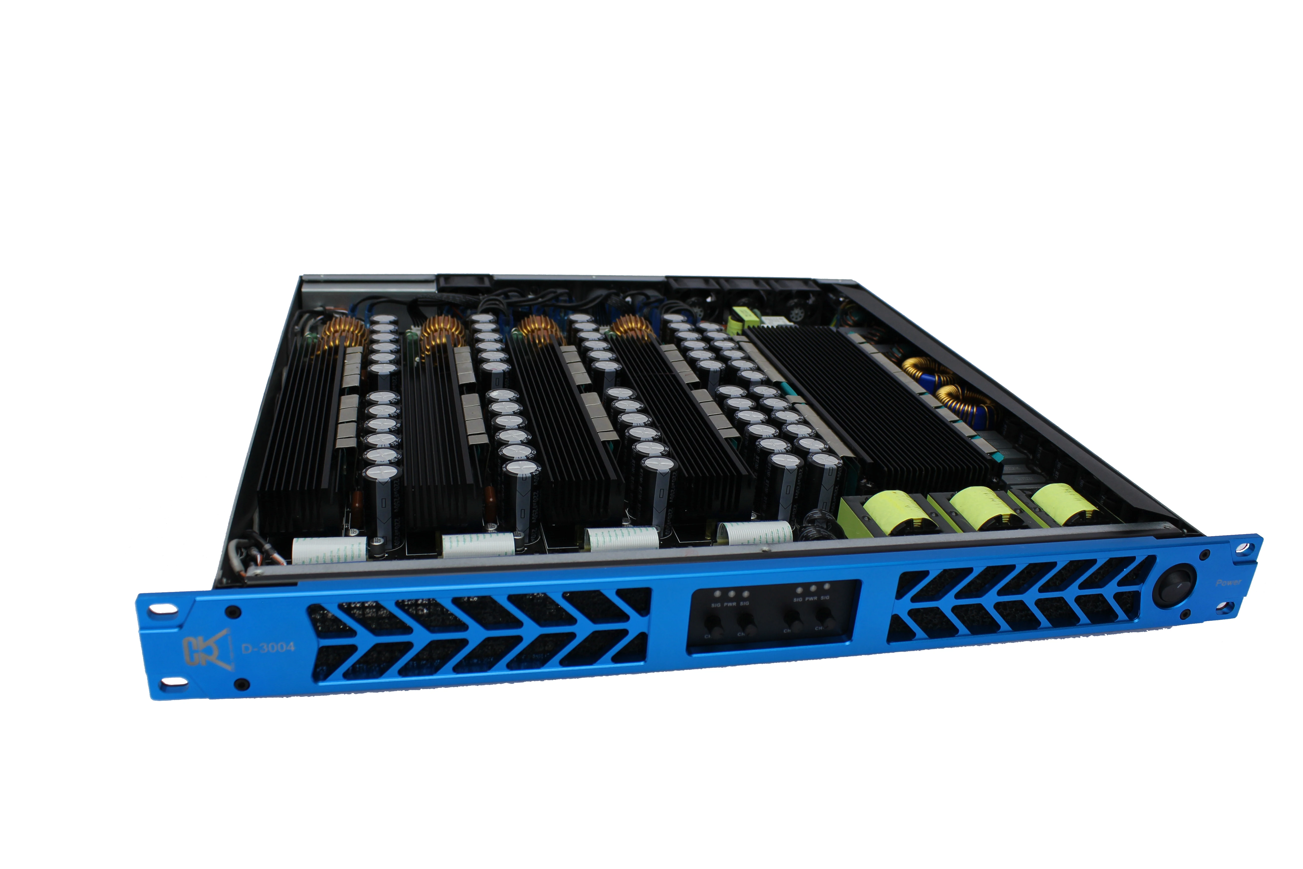 Latest  CVR Audio D3004  High  Output 3000W 4 Channels Power Amplifier