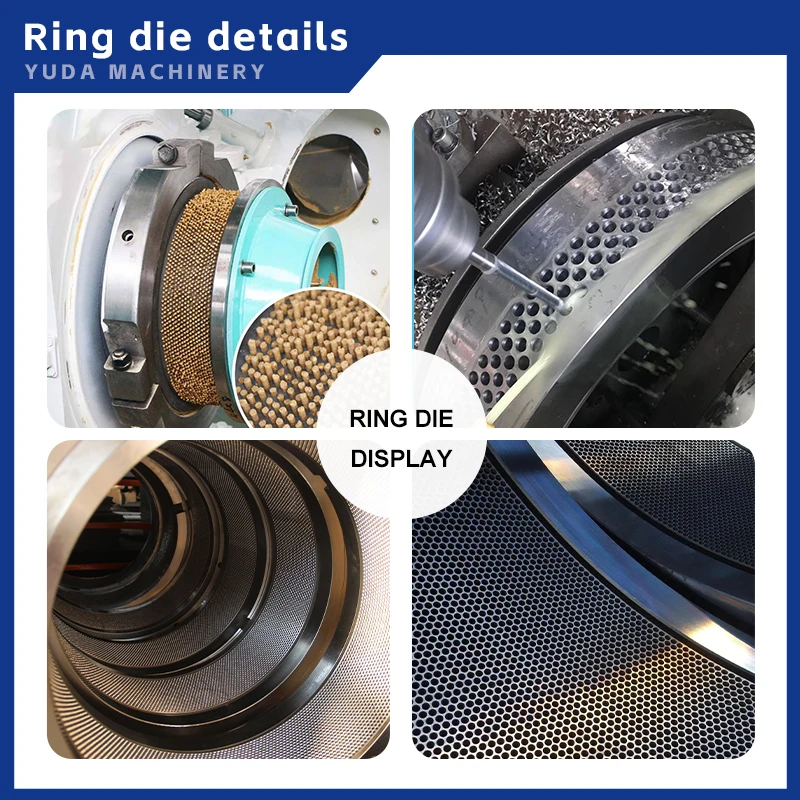 YUDA Customized Pellet Machine Parts Ring Die Granulator Machine Biomass Pellet Machine for Cpm Pellet Mill