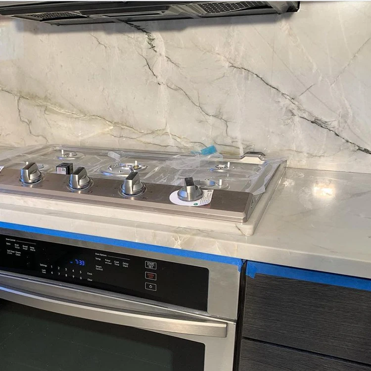 product custom white granite kitchen brazil mont blanc quartzite kitchen countertop-3
