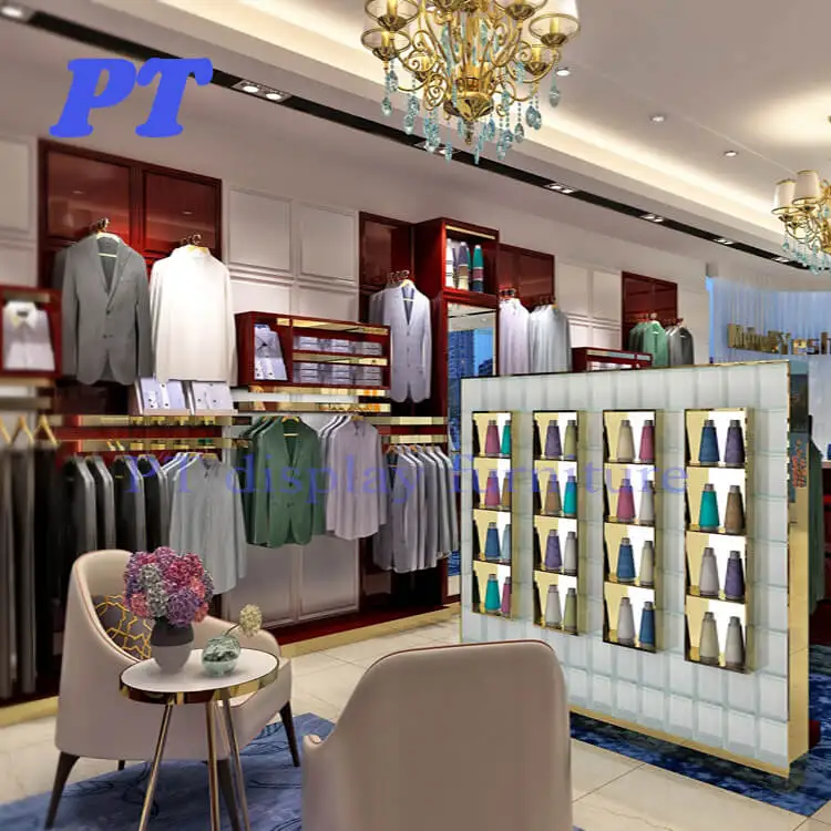 New Garment Shop Interior Design Ideas Clothing Display Rack Clothing