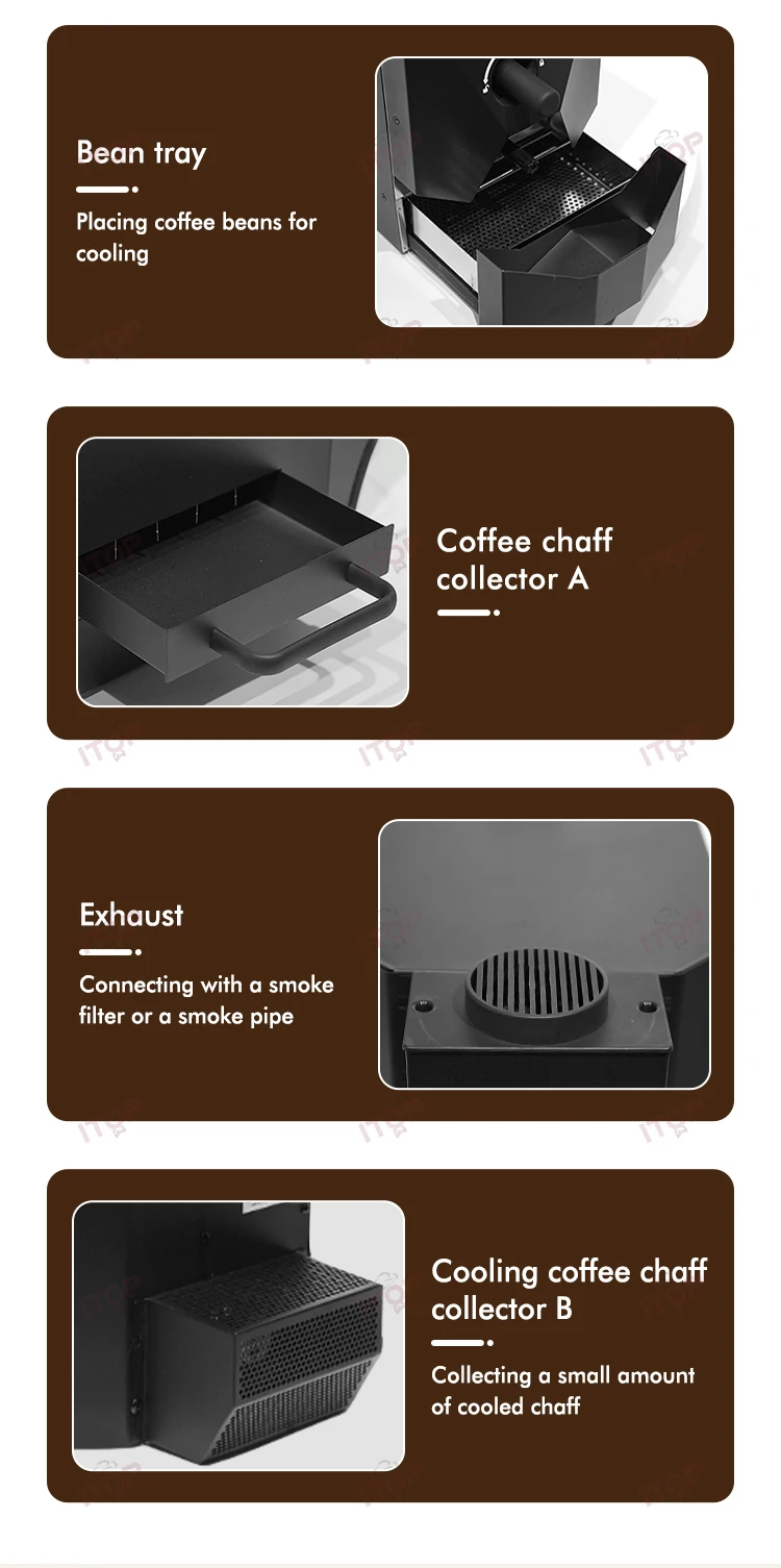 Small Home Drum Roaster Coffee Household Electric Coffee Bean Roaster