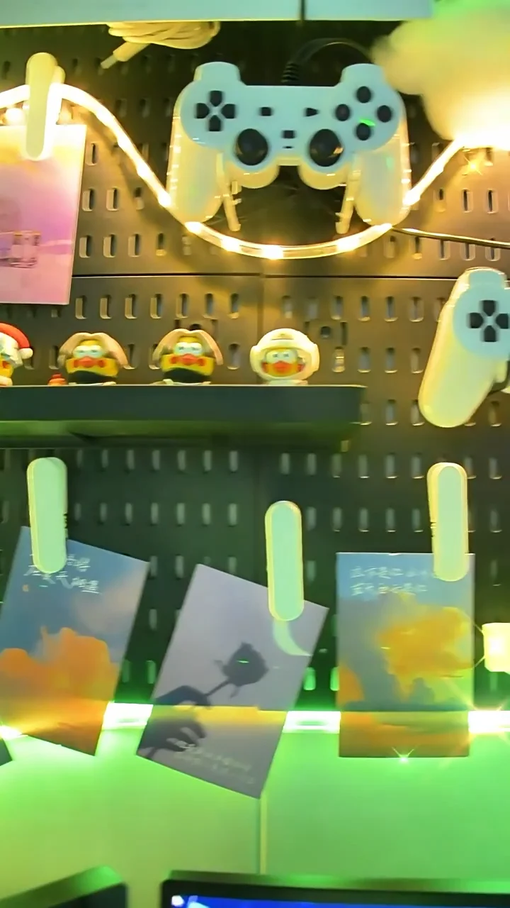 Desk Mount Pegboard For Gaming Headphone Stand Controllers Headset Cup Pen Holder Hook Hanger