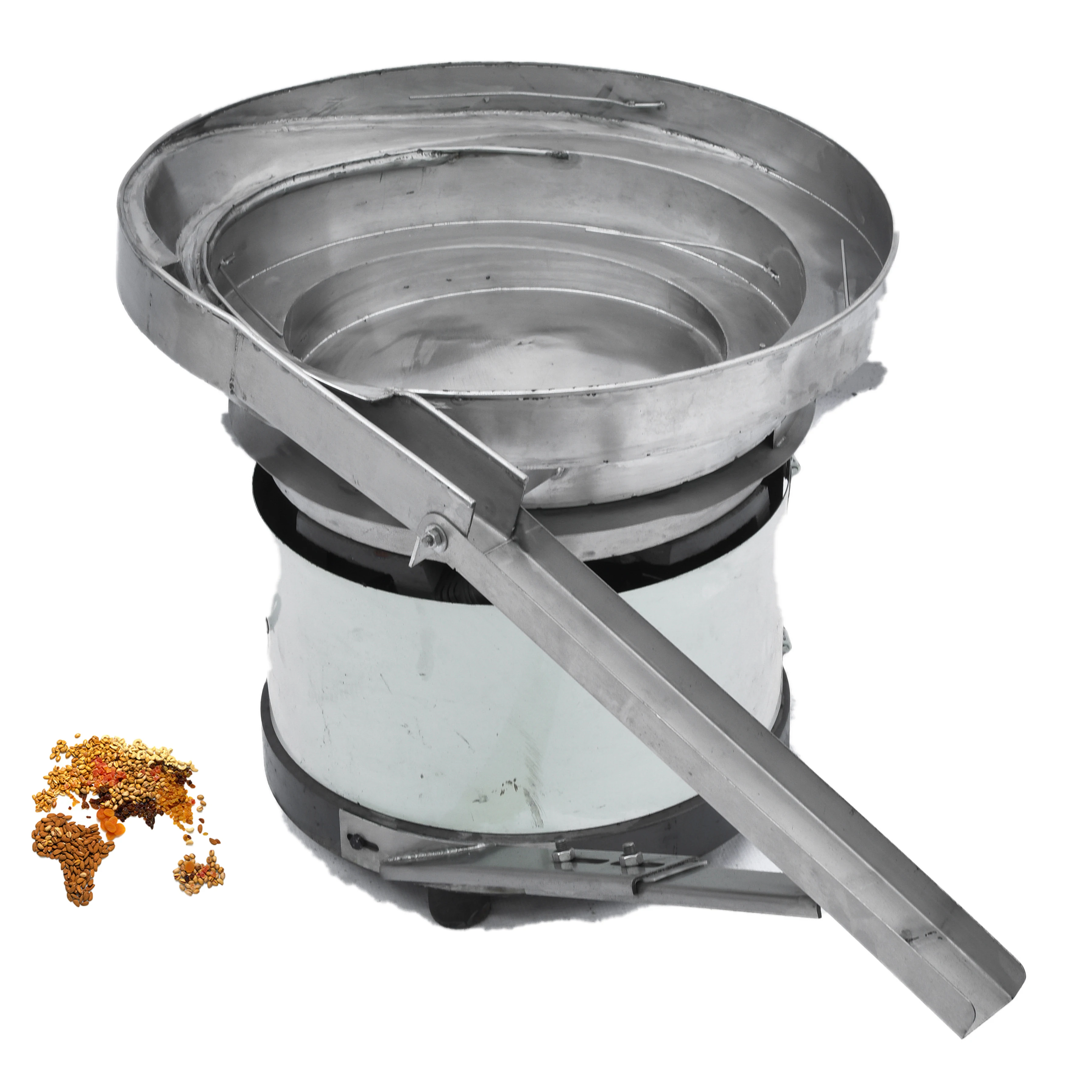 Automatic Detection Vibratory Bowl Feeder Screw Parts Vibratory Bowl Feeder with Bulk Hopper for Food Processing Lines
