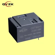 QYZK sealed Rating load 60 amp 30VDC 4 pins 0.9W coil 12V relay Same series products HF165FD General Purpose Power Relay