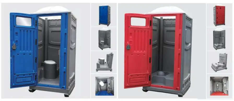 HDPE Portable Bathroom Plastic Outdoor Restroom Prefab portable toilet for sale