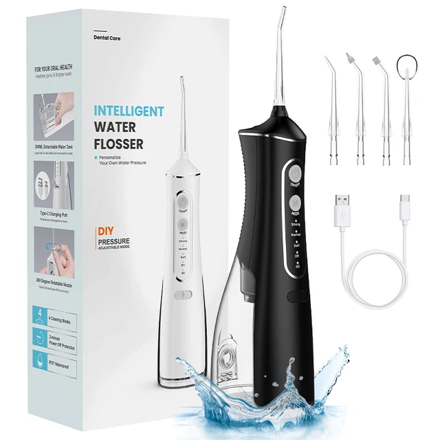 LY L8 cordless water flosser 4 modes portable water pick teeth cleaner oral irrigator