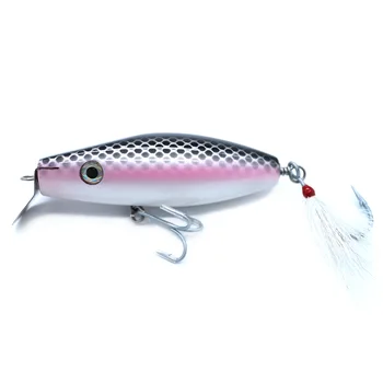 Customizable Wooden Minnow Lure With Metal Lip, Saltwater Boat Trolling Fishing Bait for Tuna Cross-border Wholesale – Metal Jig – view 3