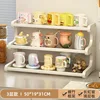 ชั้นวางเก็บชาและน้ำ 3-50 สีขาว