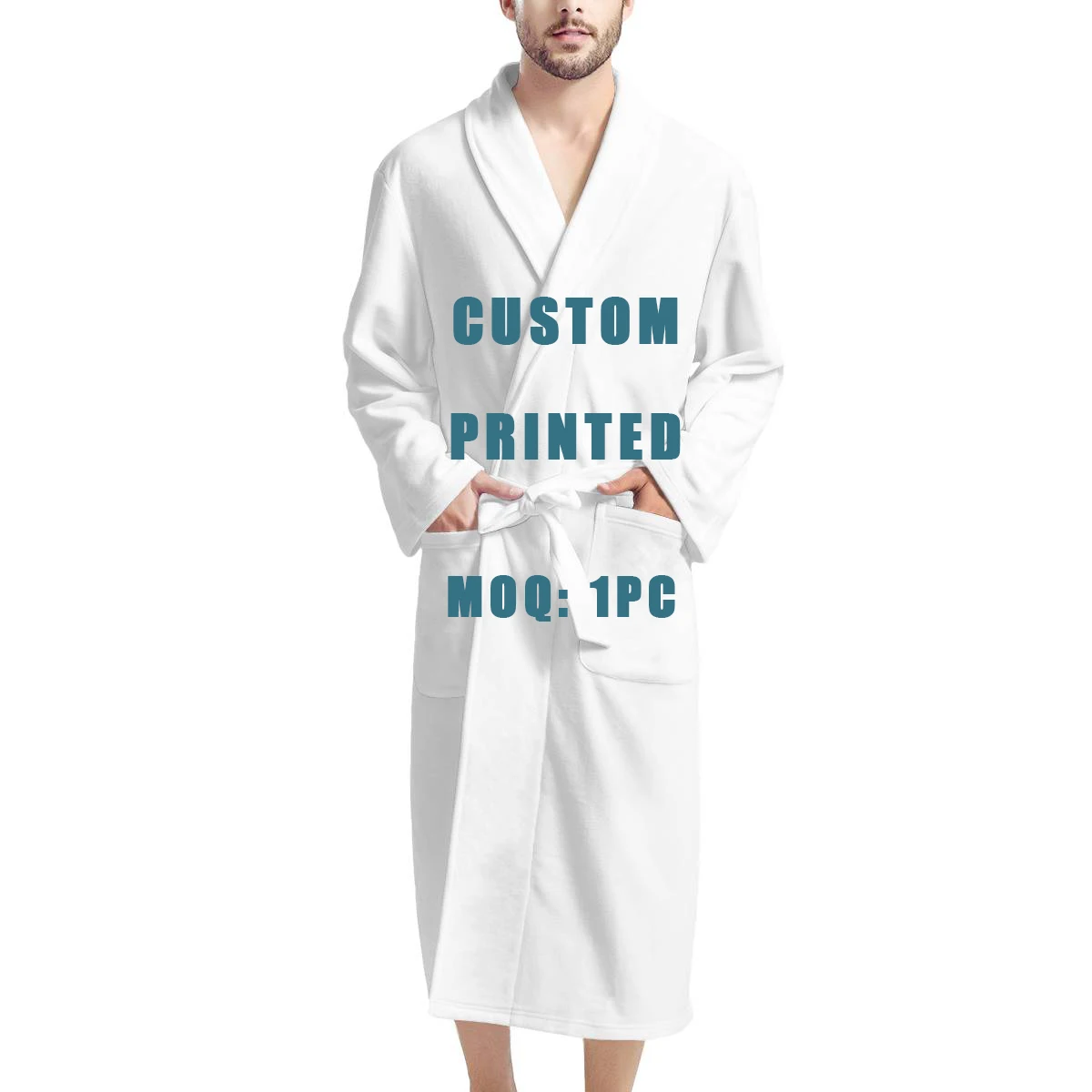 Custom logo bathrobe Clearance