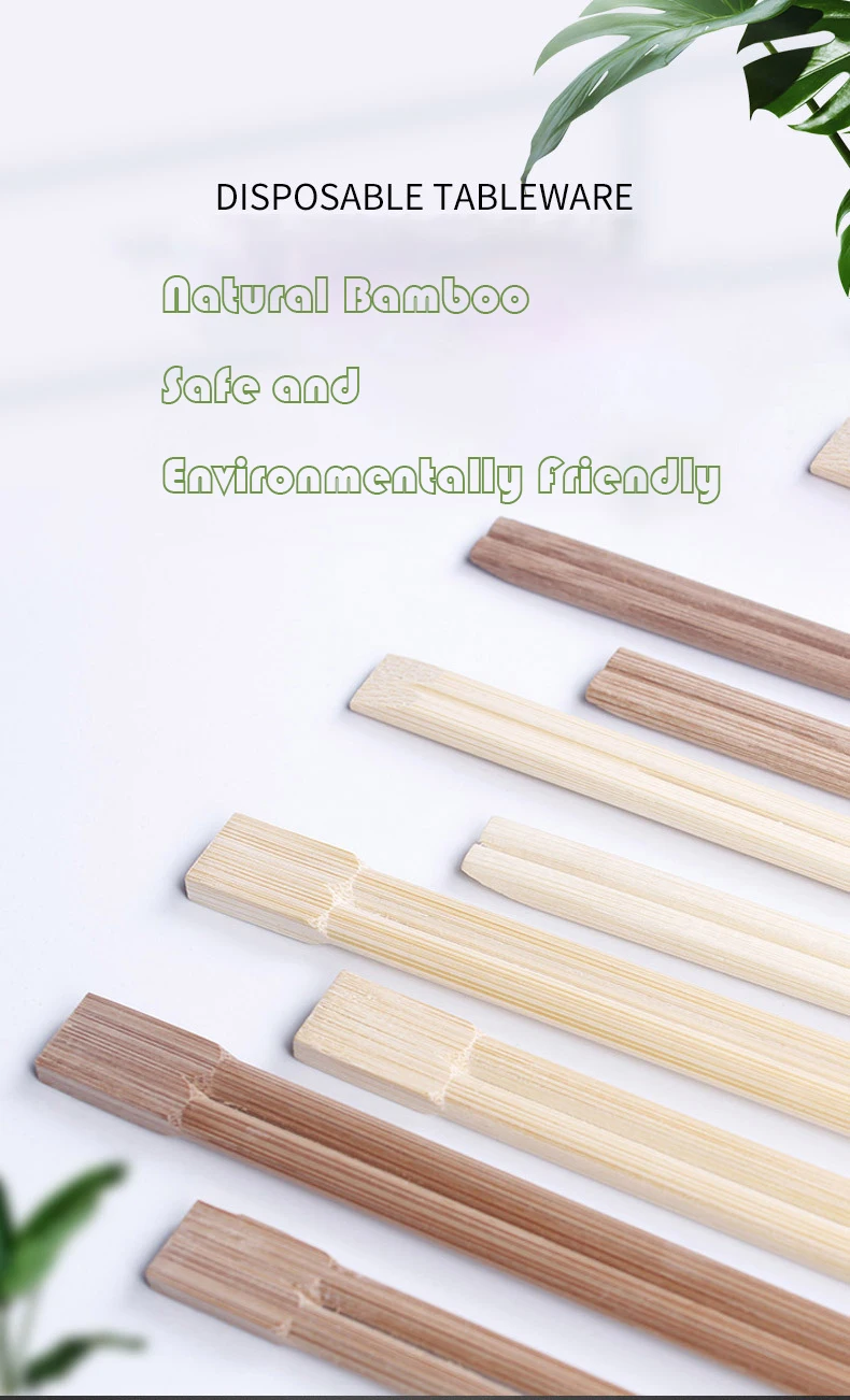 Wholesale New Design 23cm Disposable Bamboo Chopsticks With High