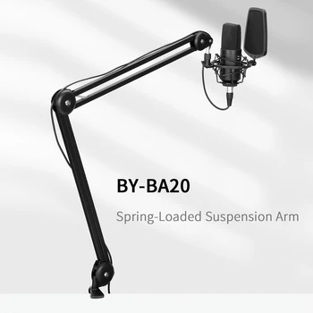 BOYA Microphone Arm Stand Aluminum Alloy BY-BA20 Desktop Microphones for Camera Podcasts Streaming detail image