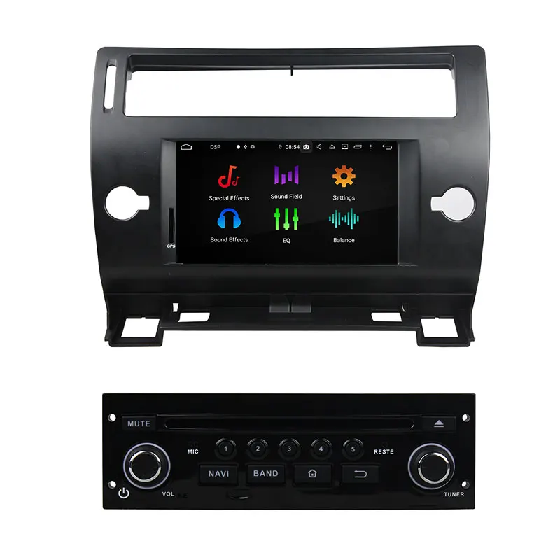 Klyde Kd-7247 Android 10 Px4 Car Audio Dvd Player For Citroen C4 2005-2011  Gps Navigation Car Radio 7