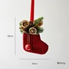 Red bell decorative socks/62g