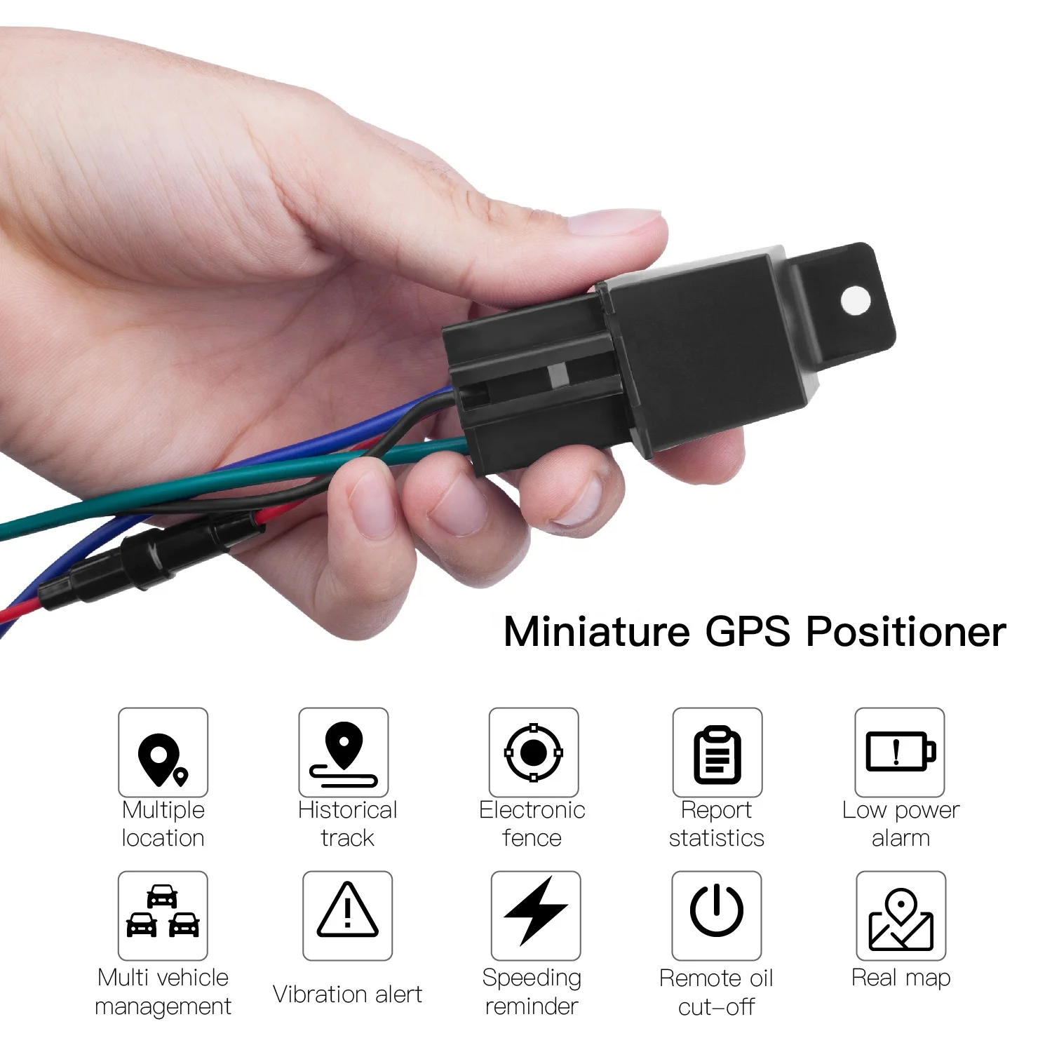 New Cheap high quality real-time positioning track playback oil and electricity cut-off GPS Tracker for car motorcycle